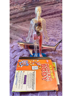 2 pc Smart Lab Squishy Human Body & Shark Anatomy Learning Toy Set